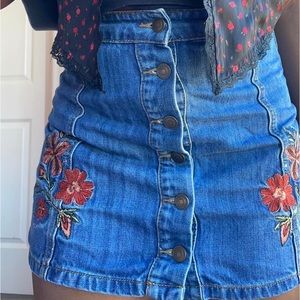 ❌SOLD ON FB❌high waisted denim skirt